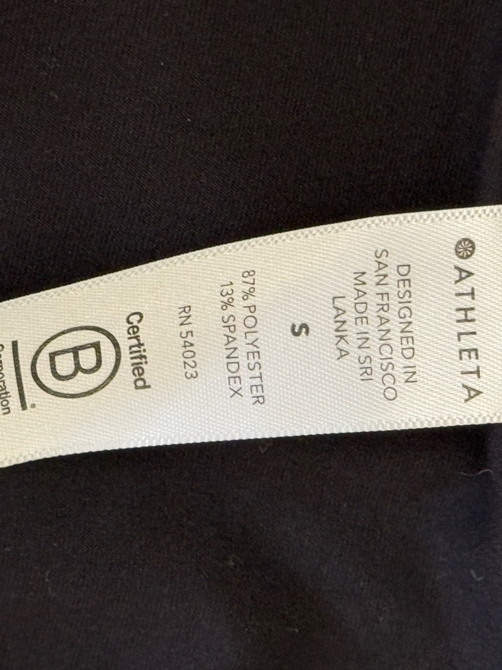 Athleta Black Racerback Performance Tank - Picture 4 of 6